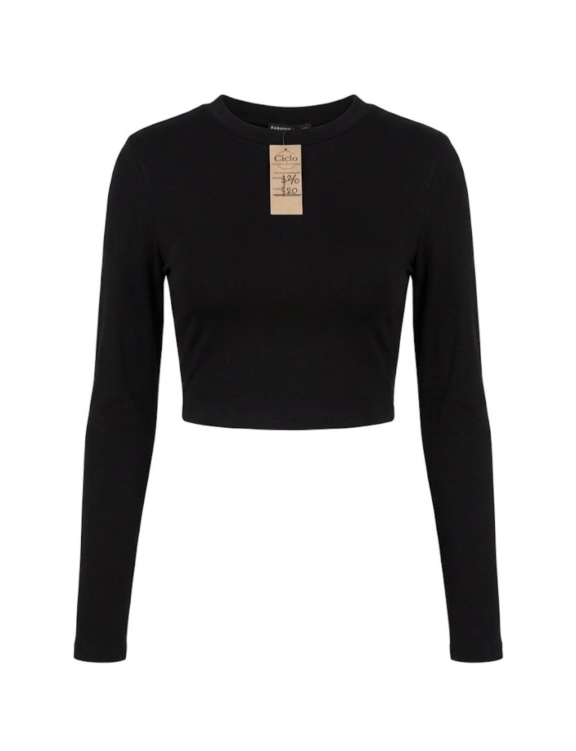 Top manga larga FASHIONNOVA talle M