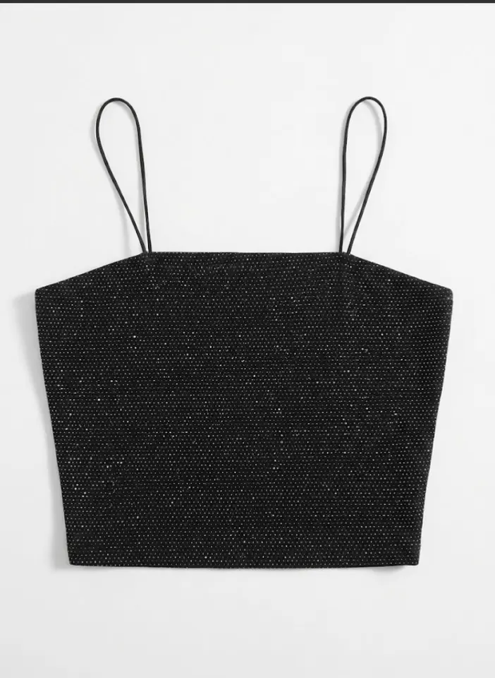 Top con brillos talle M