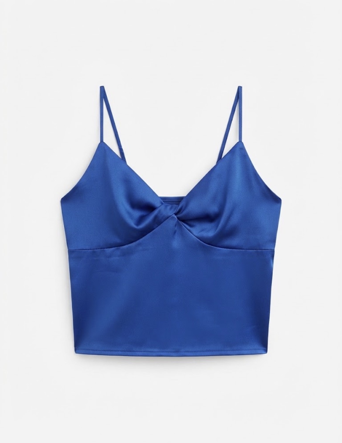 Top azul marino talle M