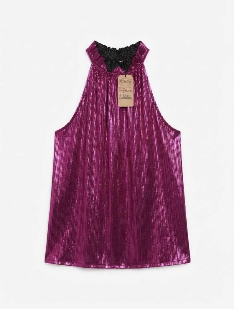 Musculosa rosada talle M
