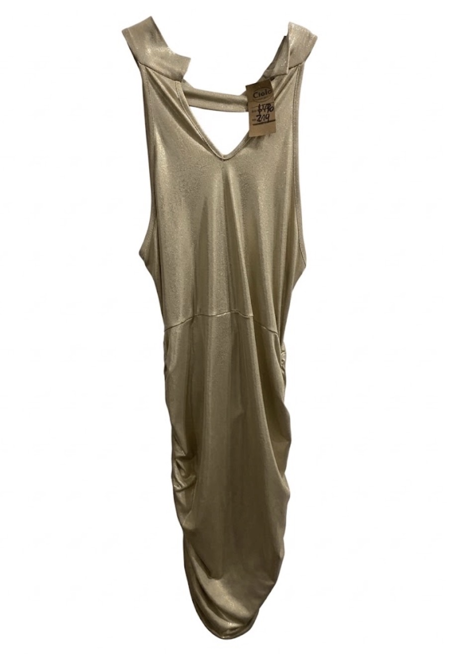 Vestido engomado talle M