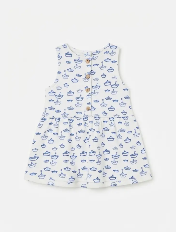 Vestido barquito talle 12-18 meses