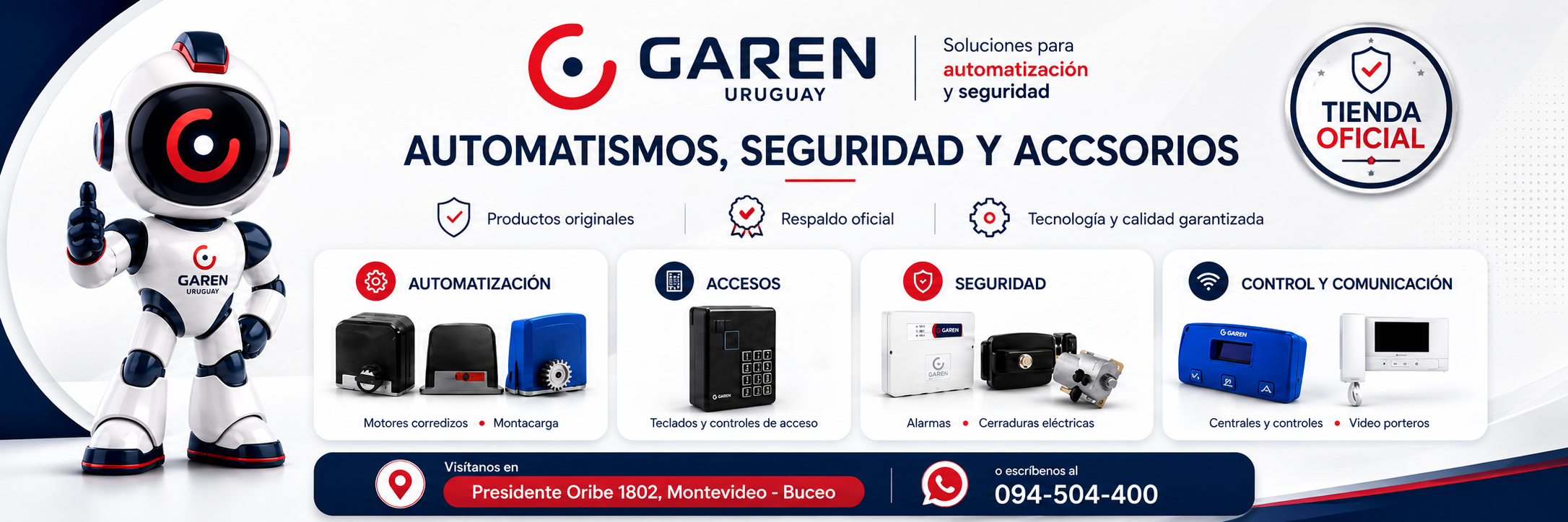 Garen Automatismos, seguridad y accesorios para portones en Uruguay
