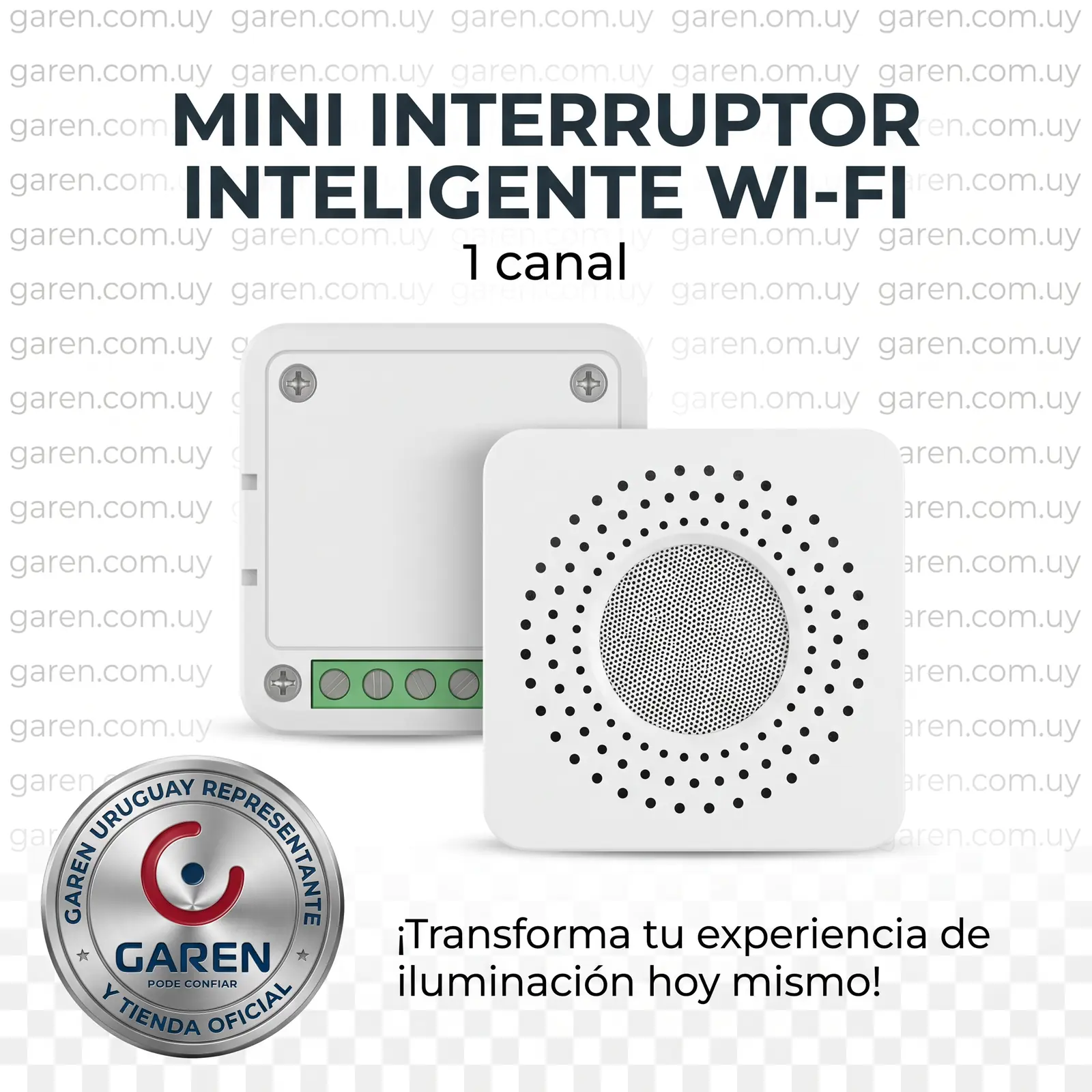 MINI INTERRUPTOR INTELIGENTE WI-FI 1 canal