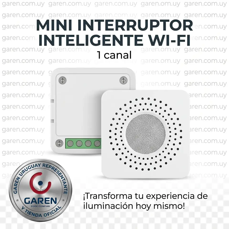 MINI INTERRUPTOR INTELIGENTE WI-FI 1 canal