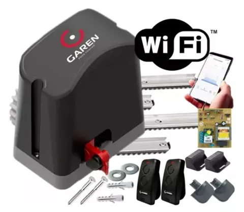 Motor para Portón Corredizo Garen DZ Casa WiFi 1/4 HP – Kit Completo