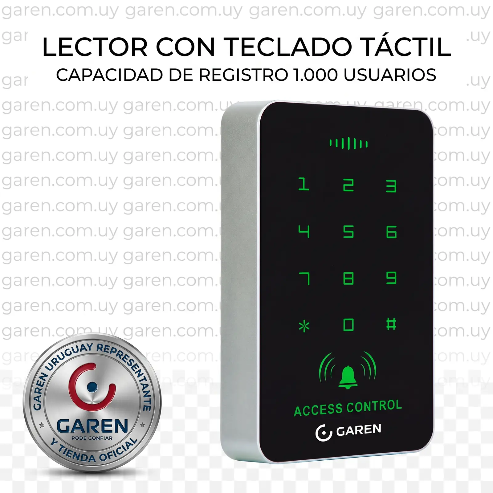 LECTOR CON TECLADO TÁCTIL