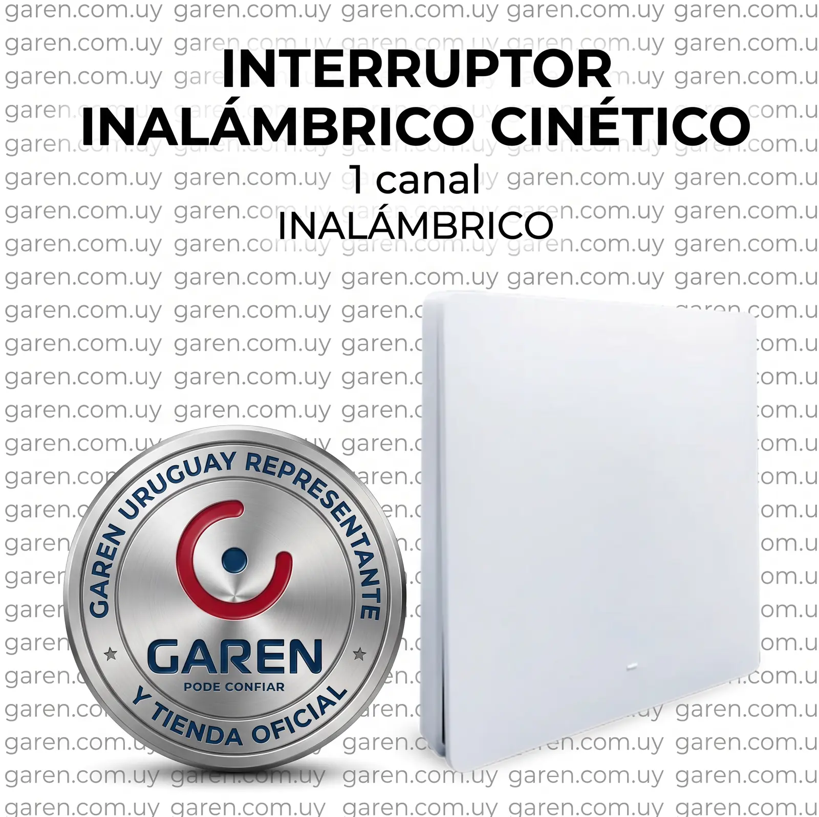 INTERRUPTOR INALÁMBRICO CINÉTICO 1 canal