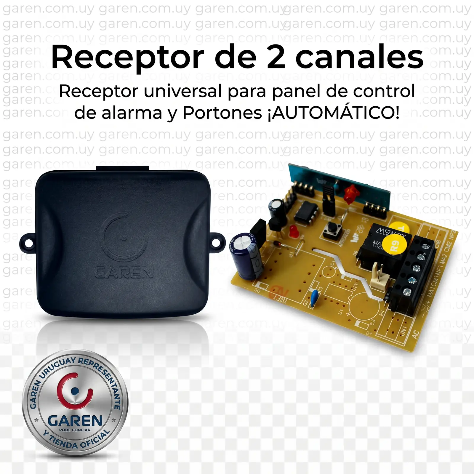 Receptor de 2 canales