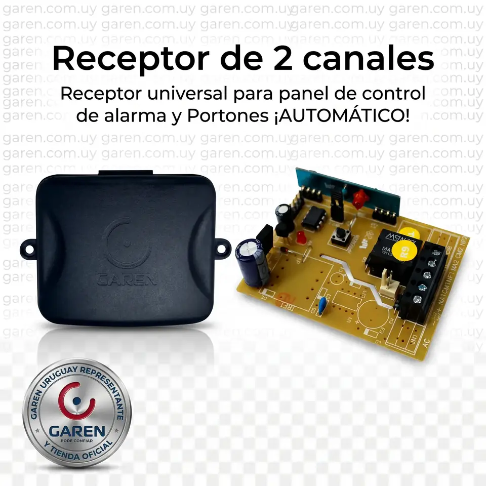 Receptor de 2 canales