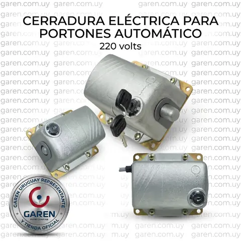 Cerrojo Eléctrico Garen 220V para Portones