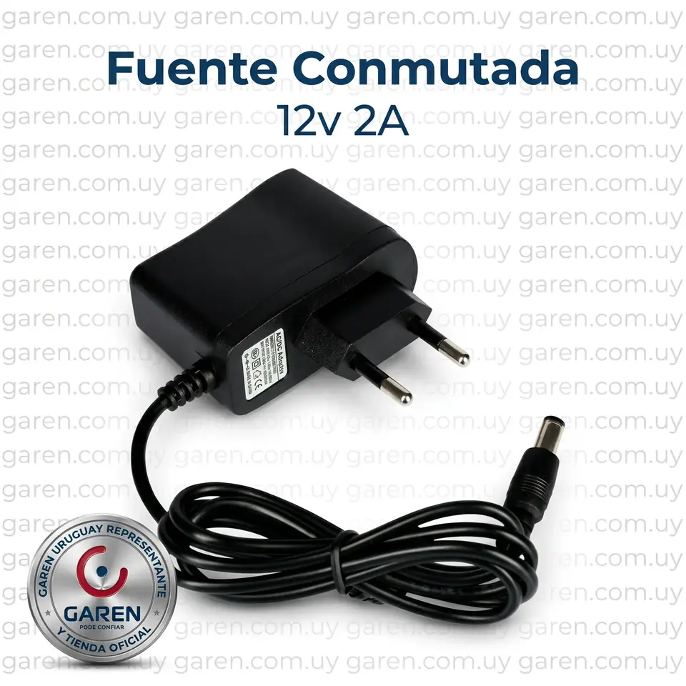 Fuente Adaptadora Garen 12V 2A