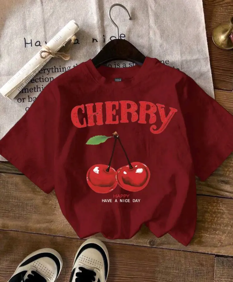 Remera bordó estampada 4 XL