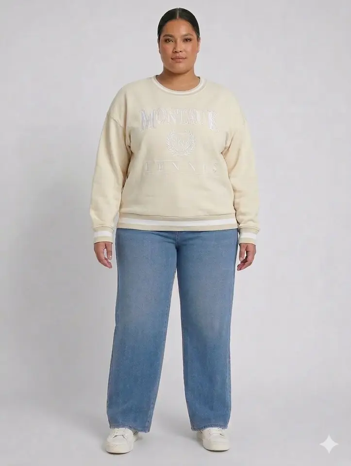 Buzo beige XL