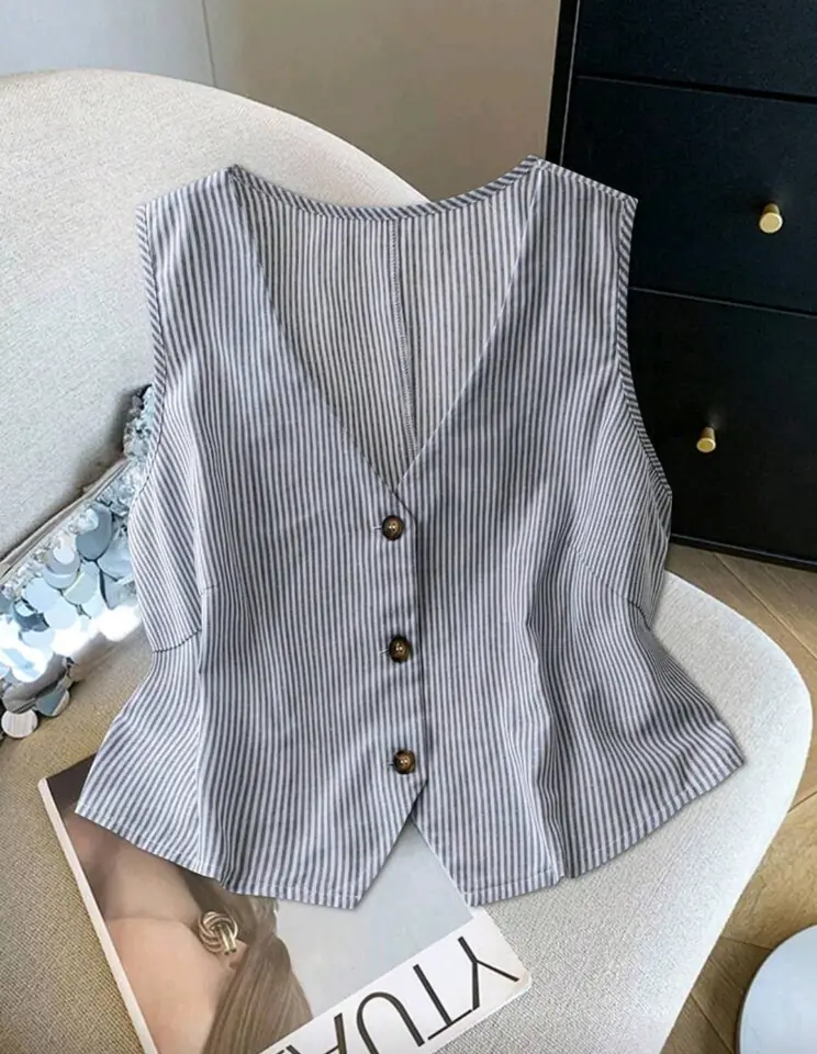 Chaleco a rayas 4 XL