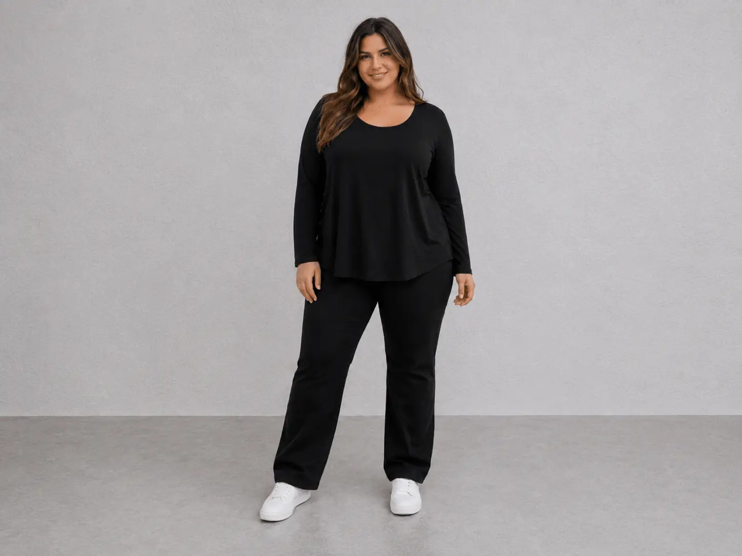 Blusa básica negra