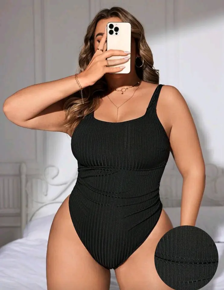 Malla negra fruncida 2 XL