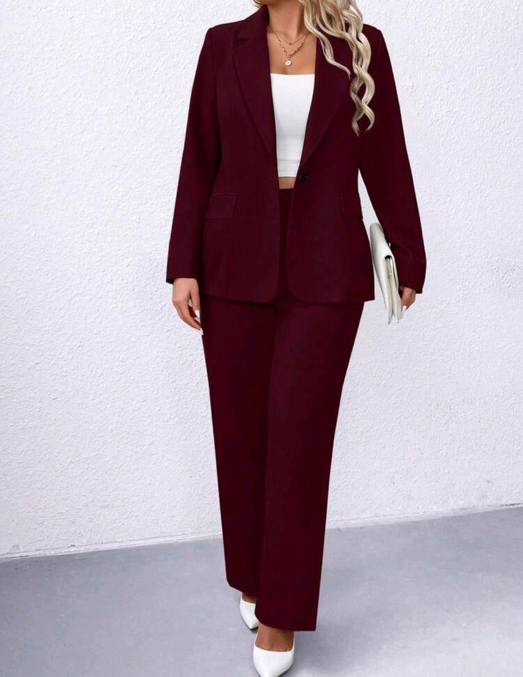 Blazer bordó 3 XL y 4 XL