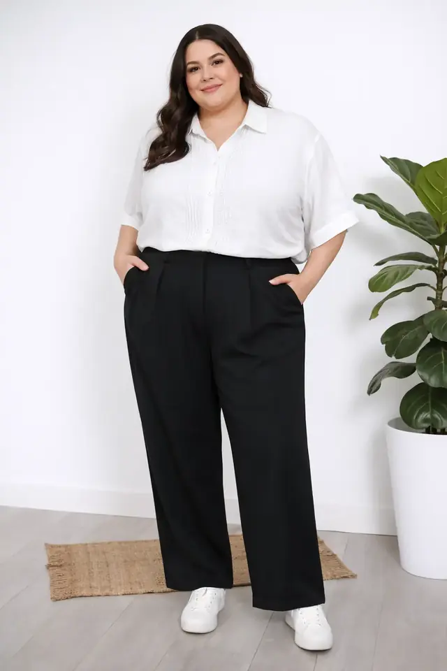 Camisa blanca manga corta 50