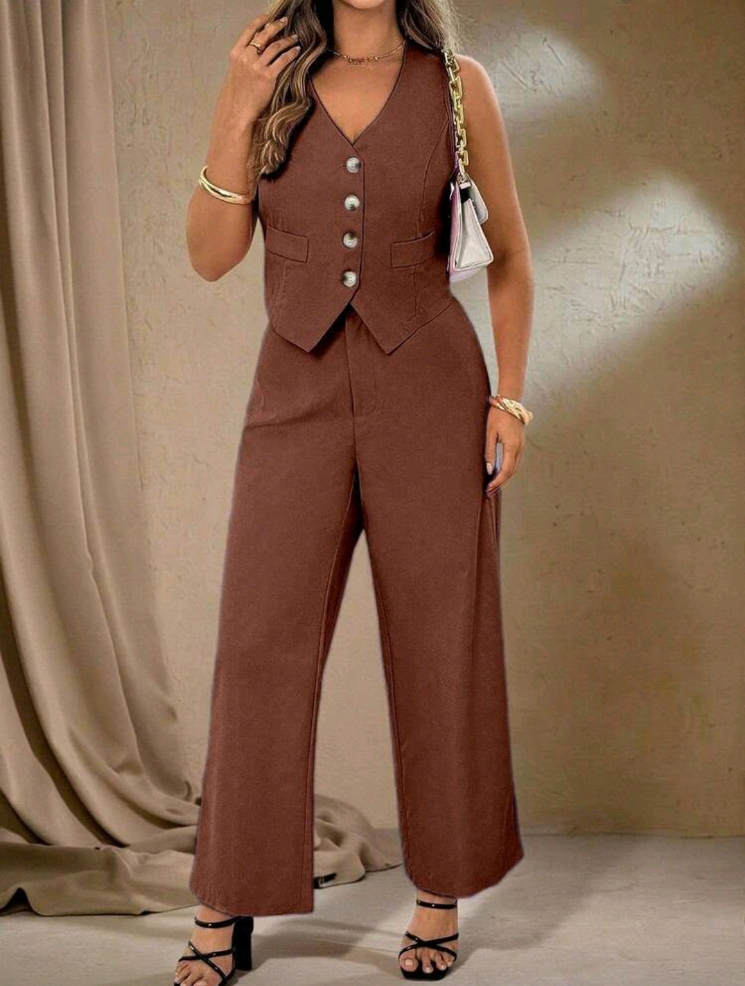 Pantalón marrón 4 XL