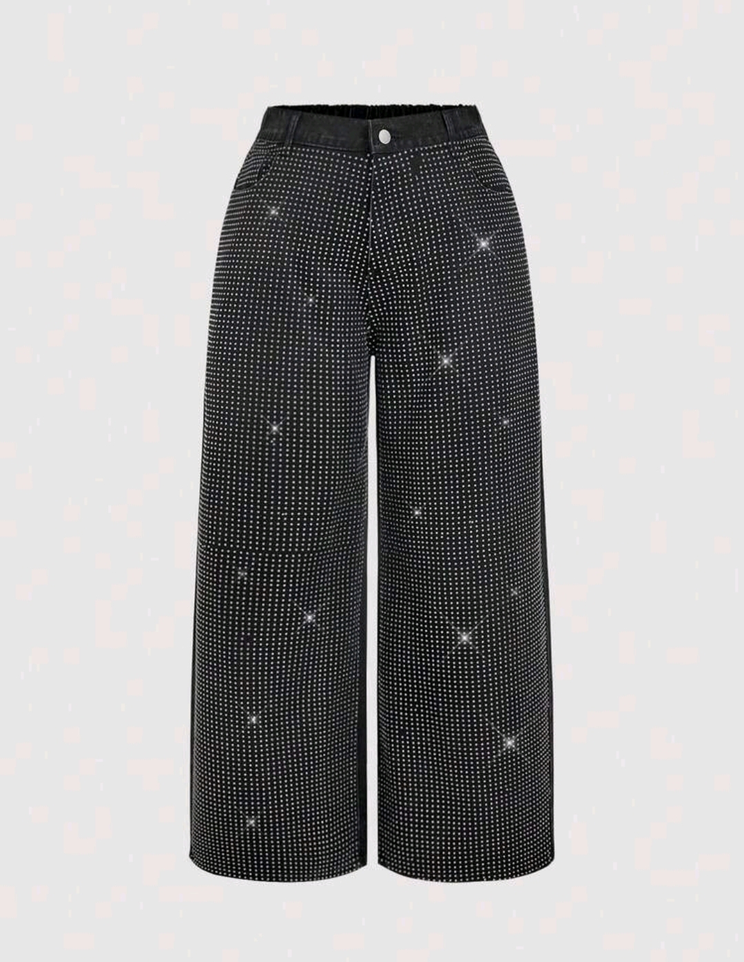 Jean ancho con brillos 3 XL