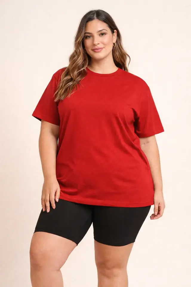 Remerón de algodón: rojo