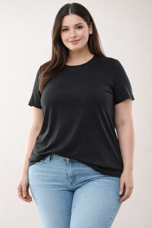 Remera básica negra
