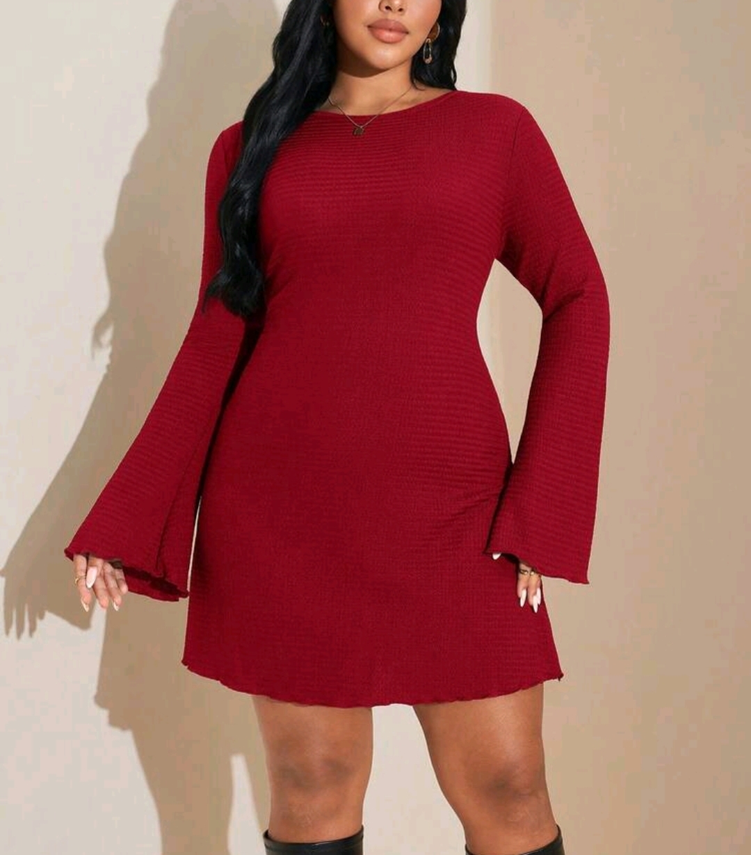 Vestido rojo 4 XL