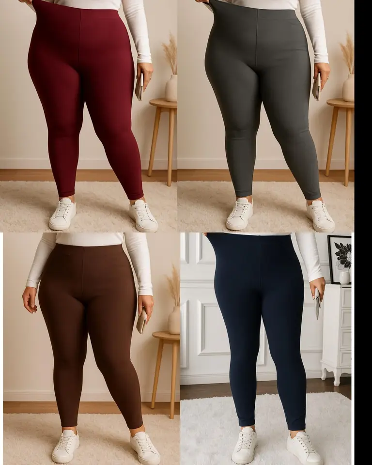 Calza - pantalón térmica: bordó, chocolate, gris y azul