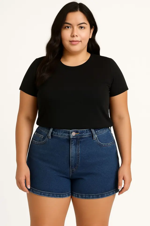 Short de jean azul nevado US 16 al US 22