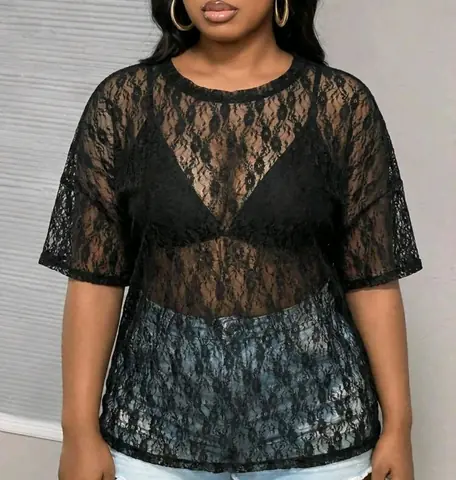 Blusa de encaje 3 XL y 4 XL