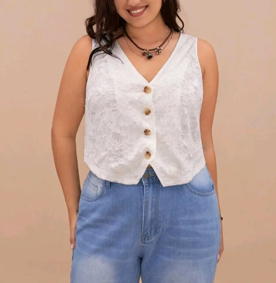 Chaleco encaje 4 XL