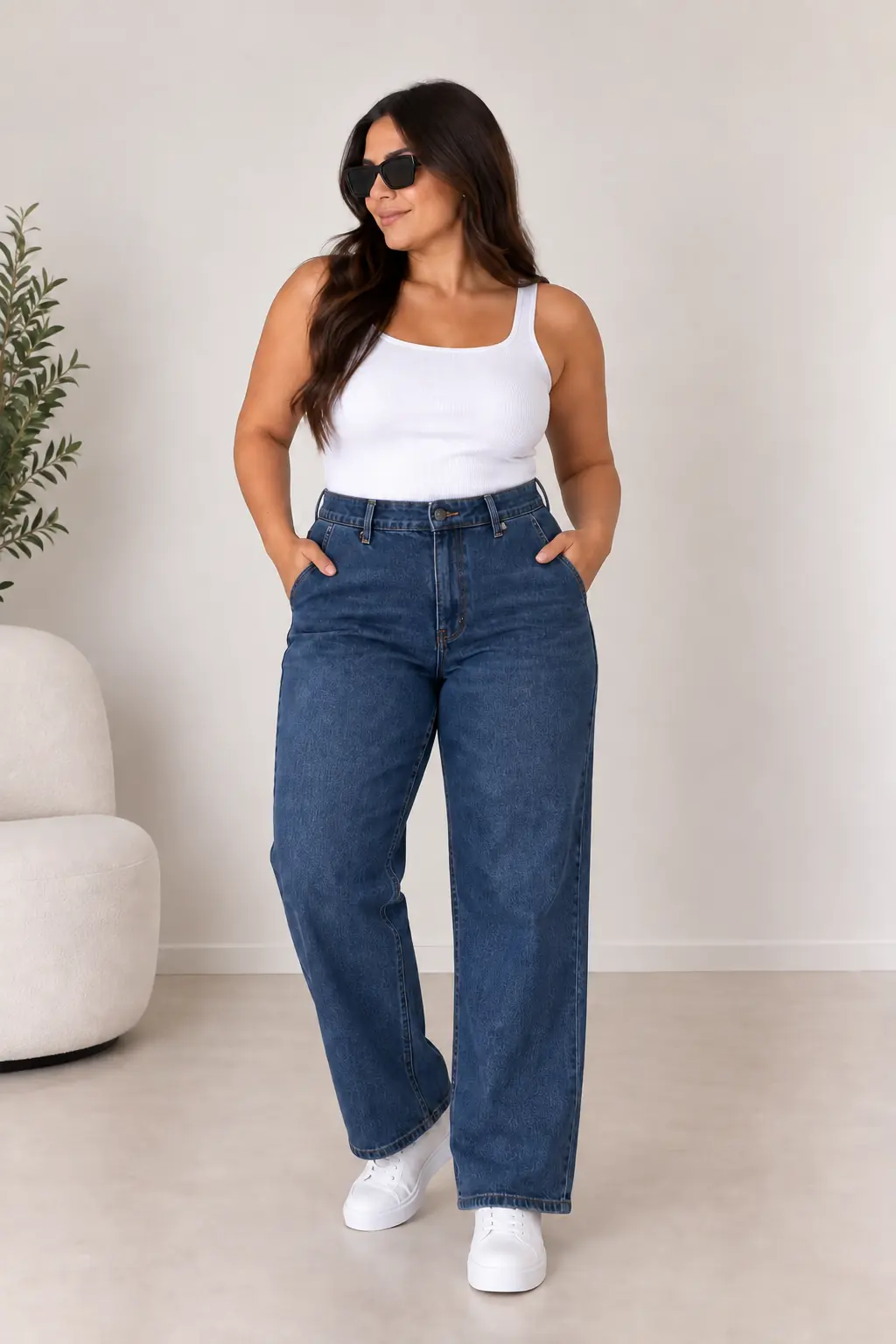 Jean recto azul  52 al 58