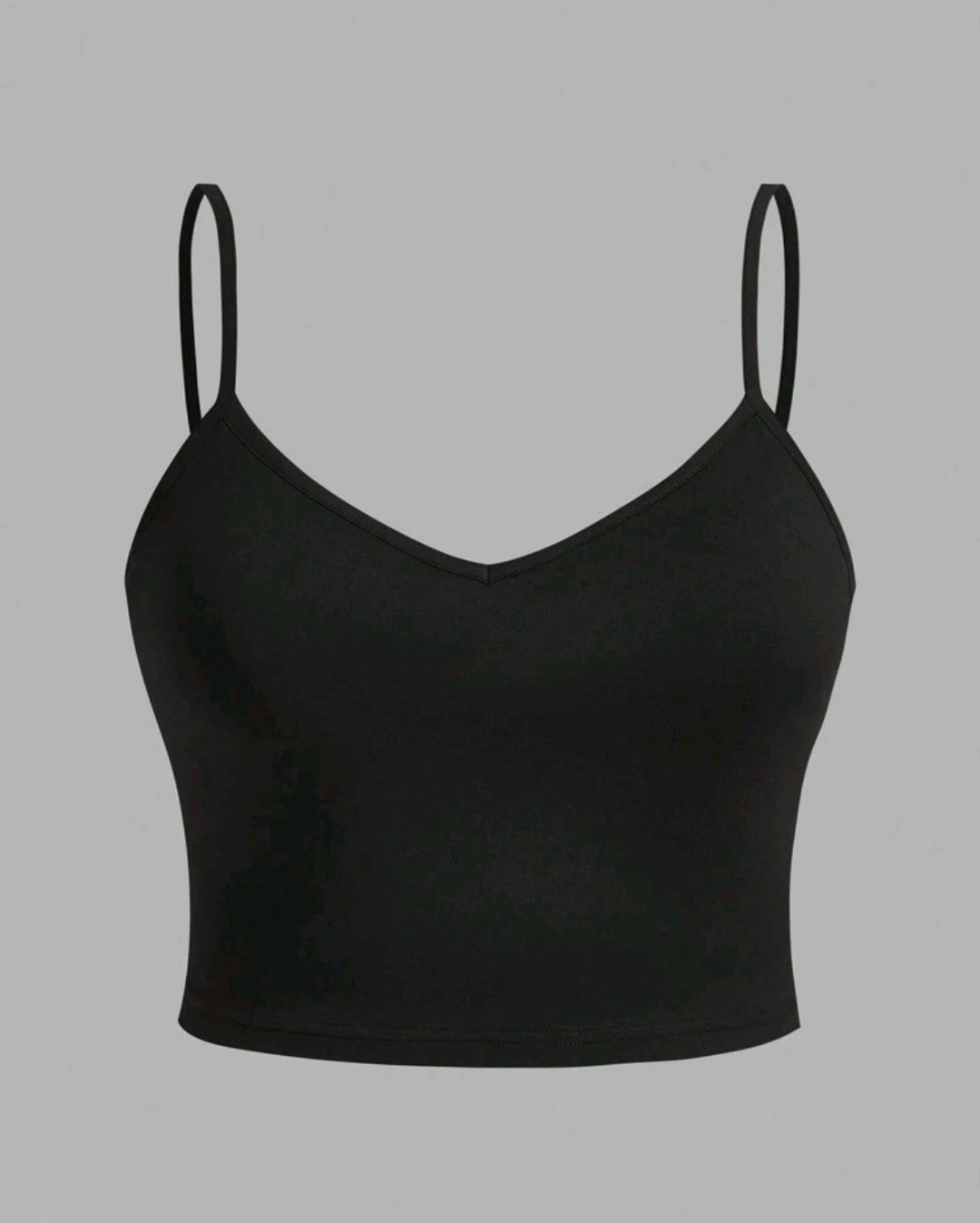 Top negro bretel fino 2 XL y 4 XL