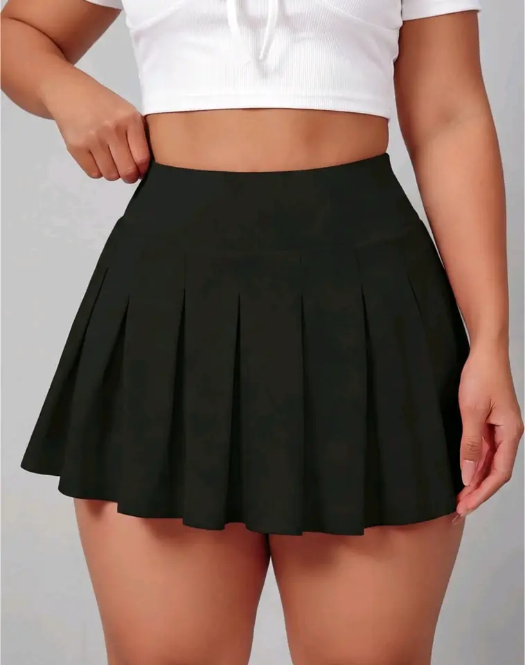 Short pollera tableada  2 XL al 4 XL