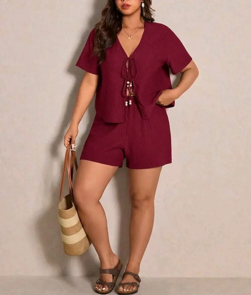 Conjunto de atar bordó 2 XL al 4 XL