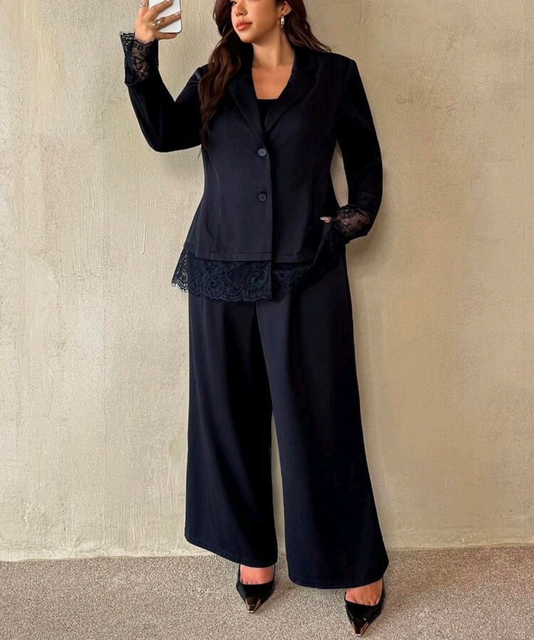 Blazer con encaje 3 XL y 4 XL