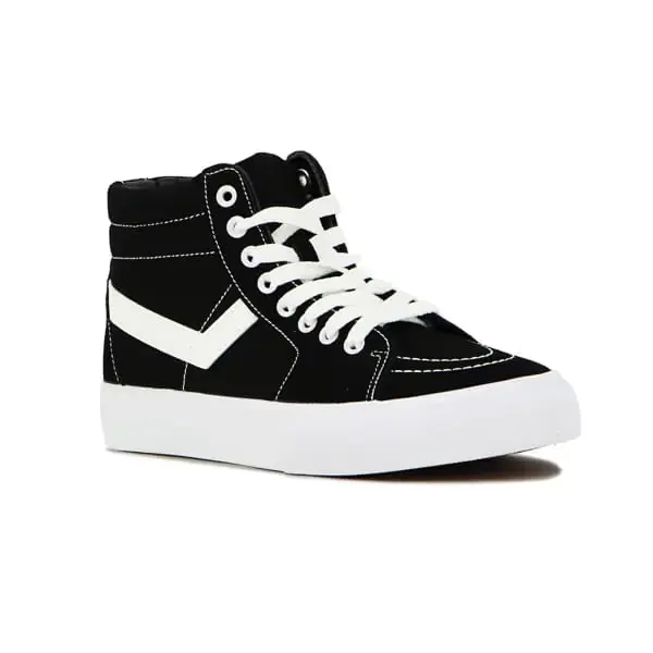 PONY BOTA CASUAL LONA UNISEX - NEGRO