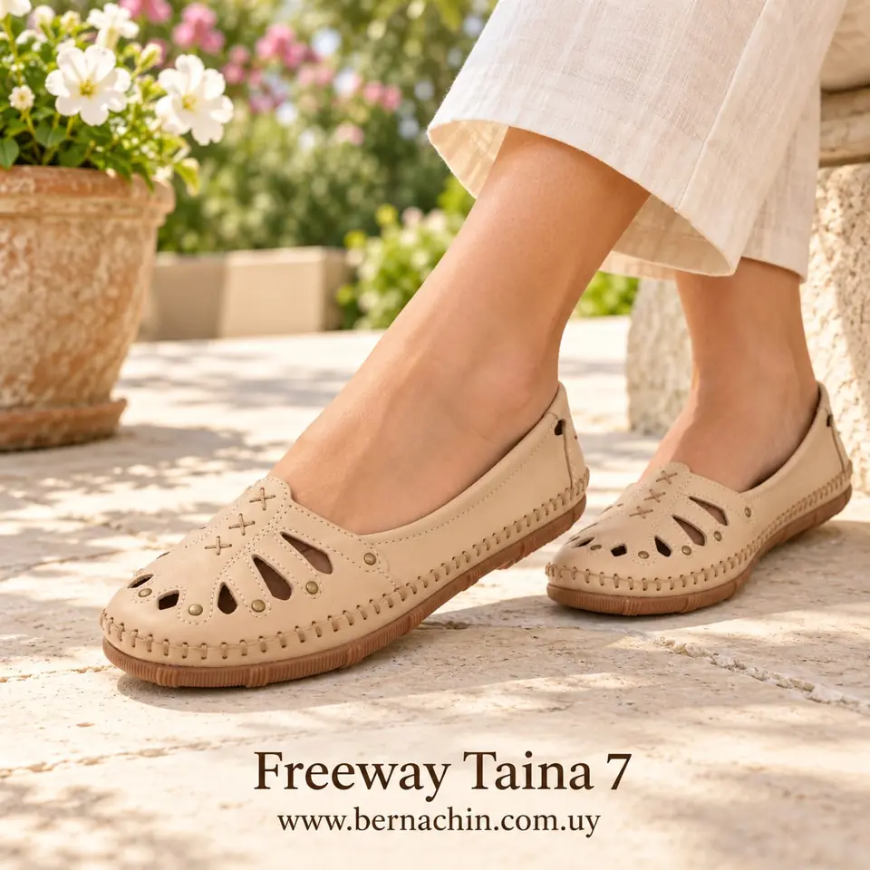 Mocasín de cuero Freeway Taina 7 para dama