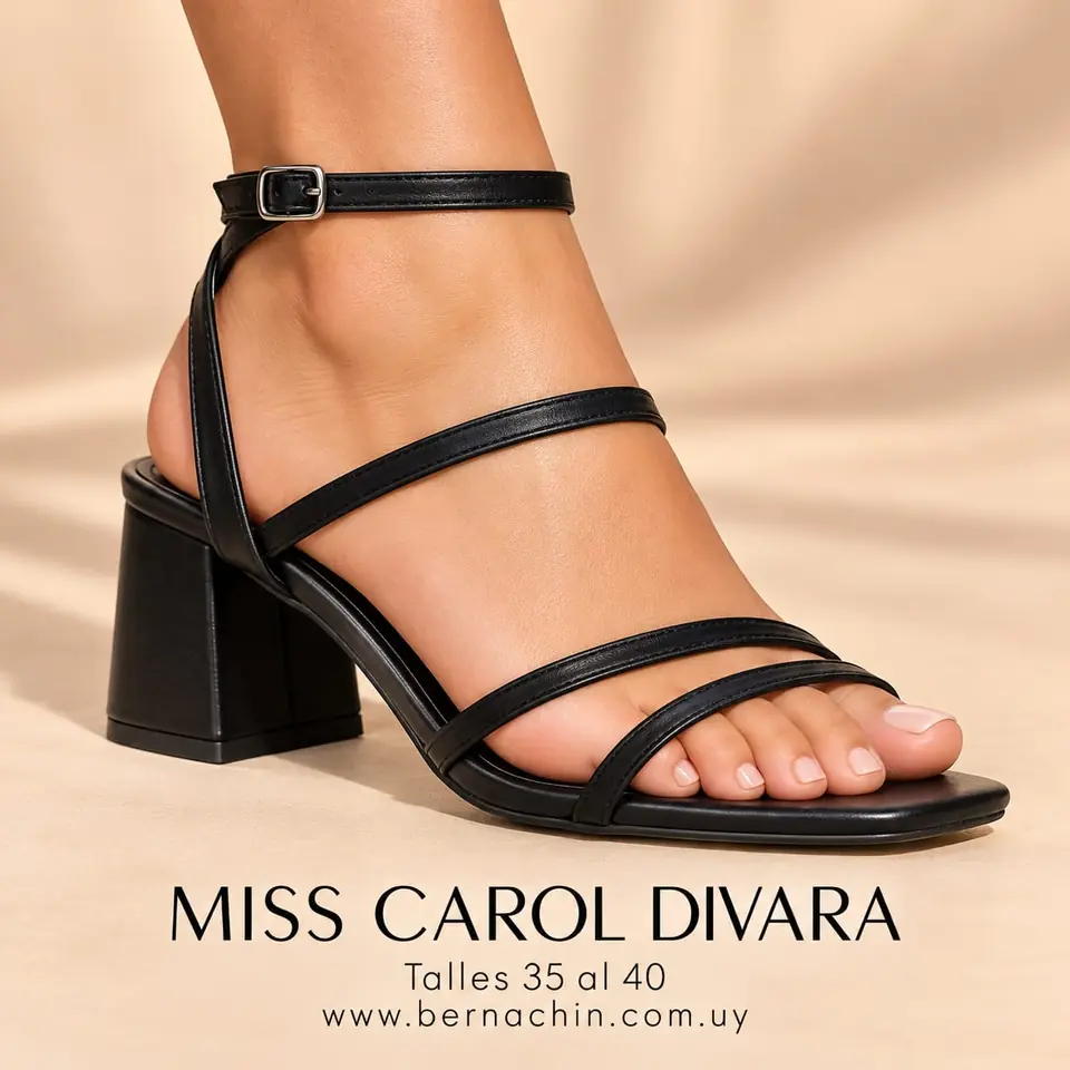 MISS CAROL - SANDALIA FEMENINA DIVARA - BLACK