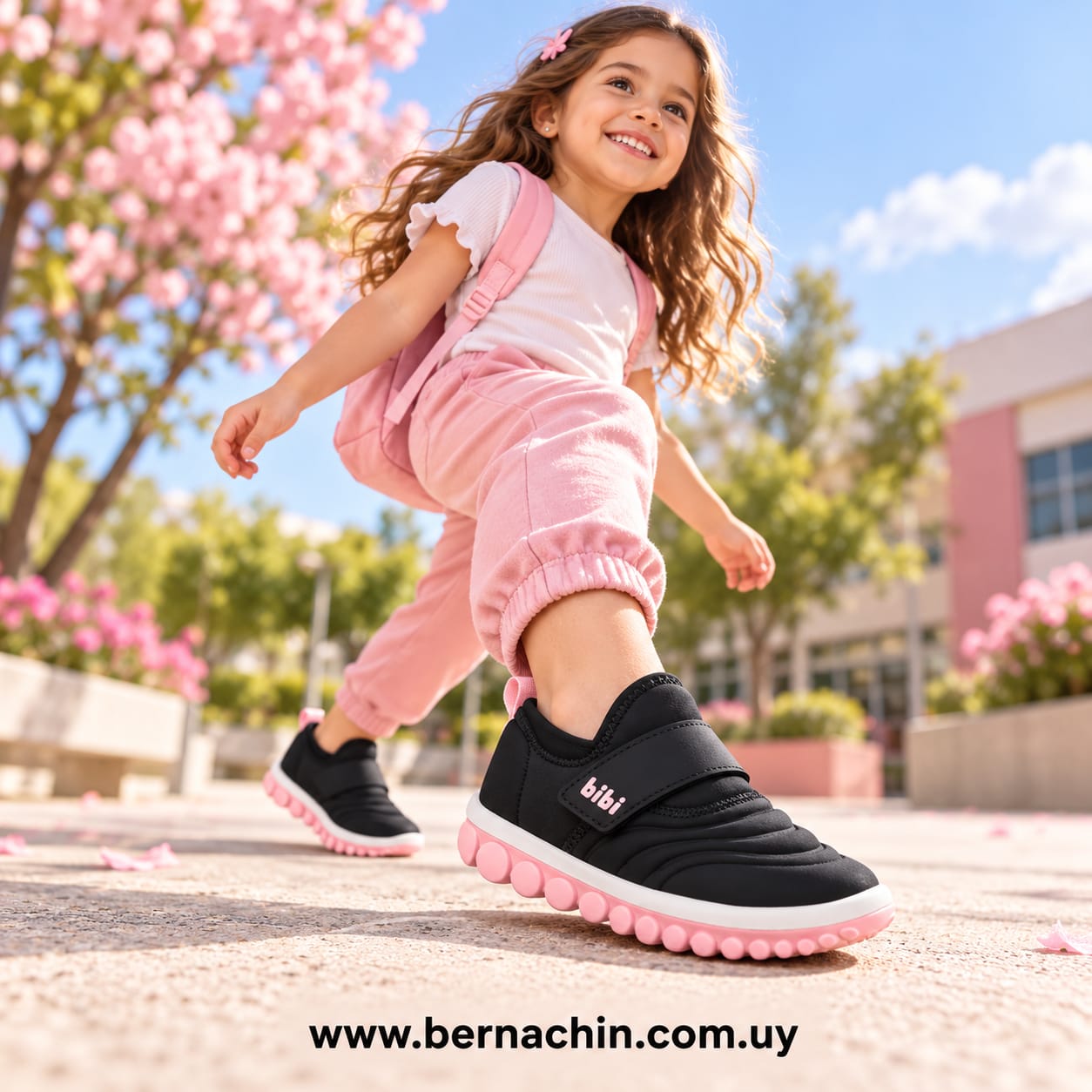 Championes BIBI ROLLER 2.0 para niña - Negro/Sugar
