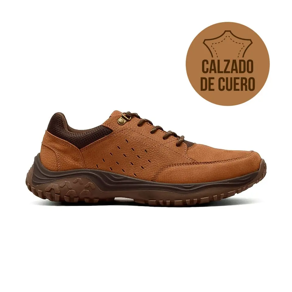 ZAPATOS DE CUERO HI-TEC ADIRAN PARA HOMBRE - CAMEL