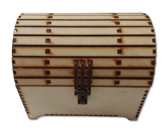 Baul mdf 3mm / 14x10x12cm