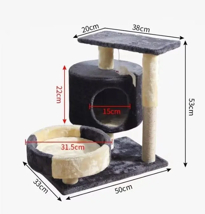Rascador Casa árbol para gato chico