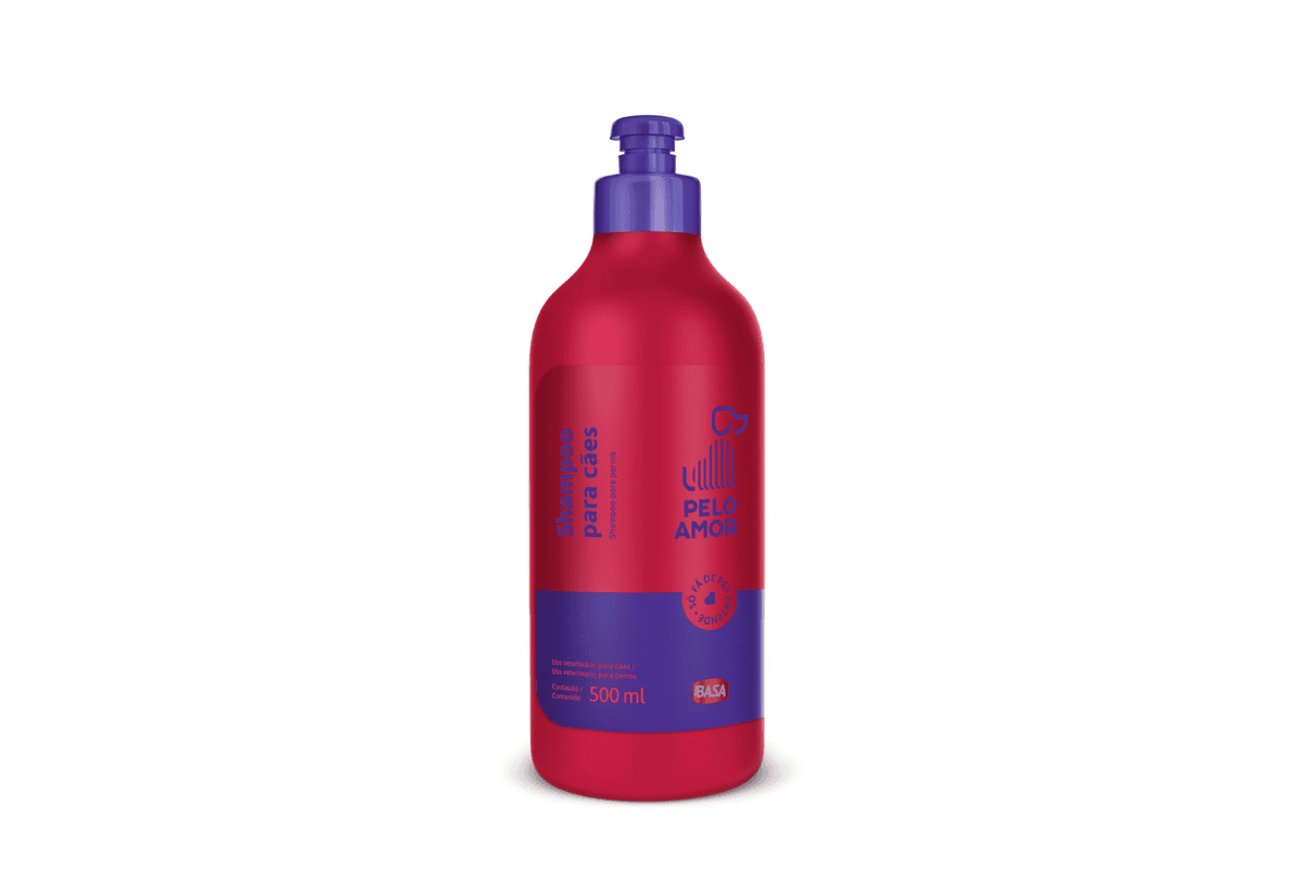Shampoo Ibasa pelo amor Perro 500 ml