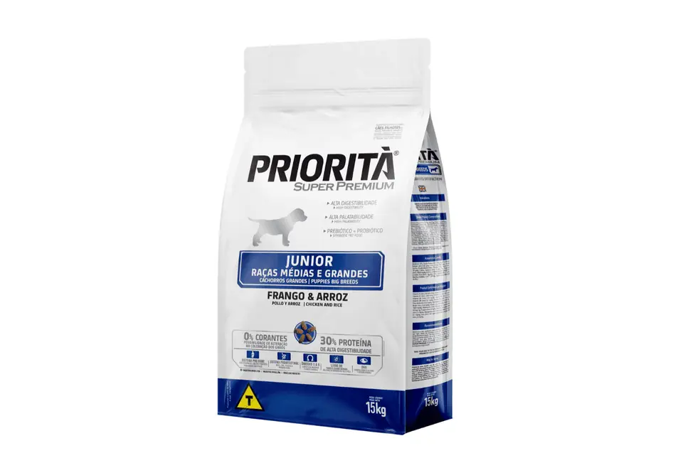 Priorita cachorro raza mediana y grande
