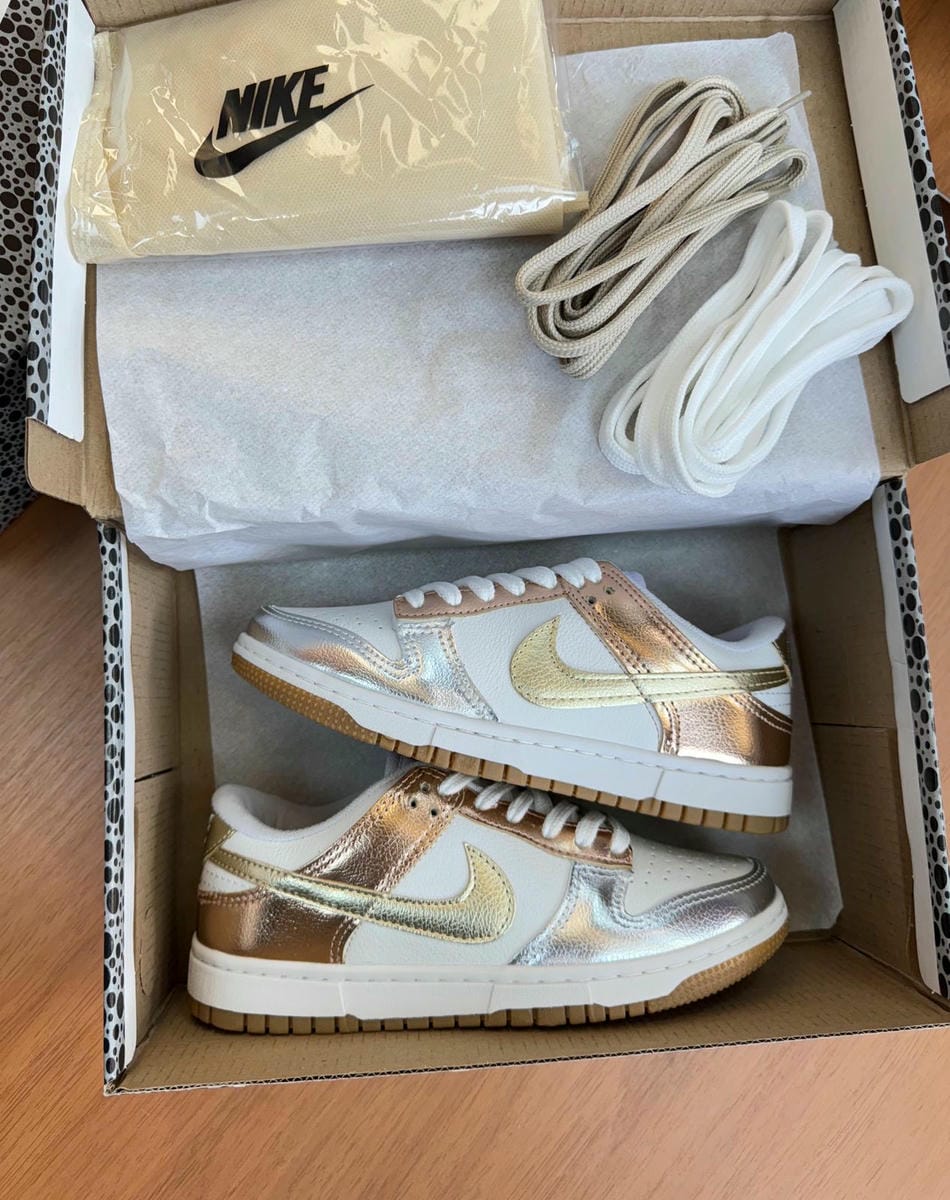Dunk Low - Shinny Gold & Bronze
