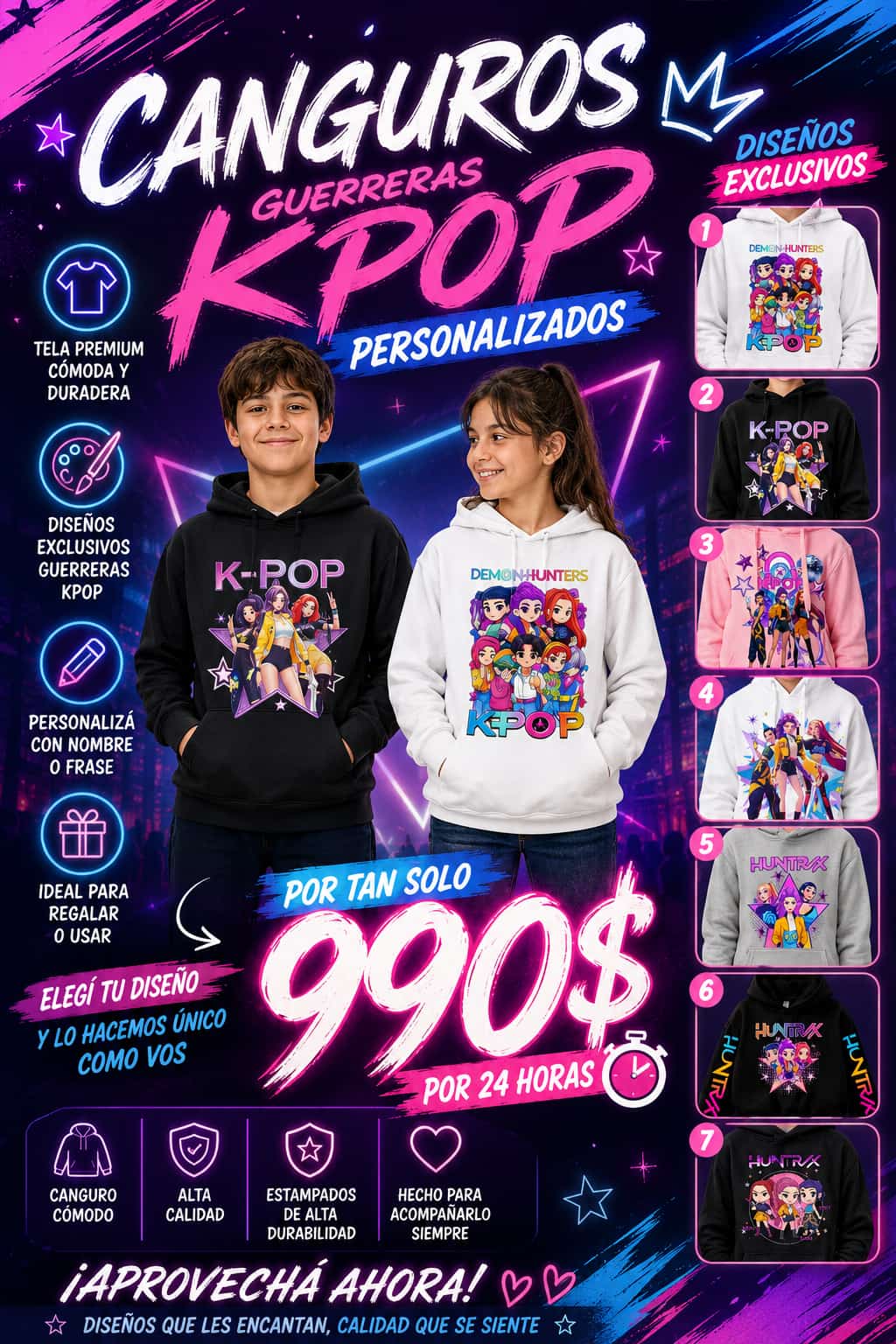 Canguro de las Guerrera Kpop