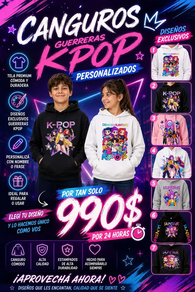 Canguro de las Guerrera Kpop