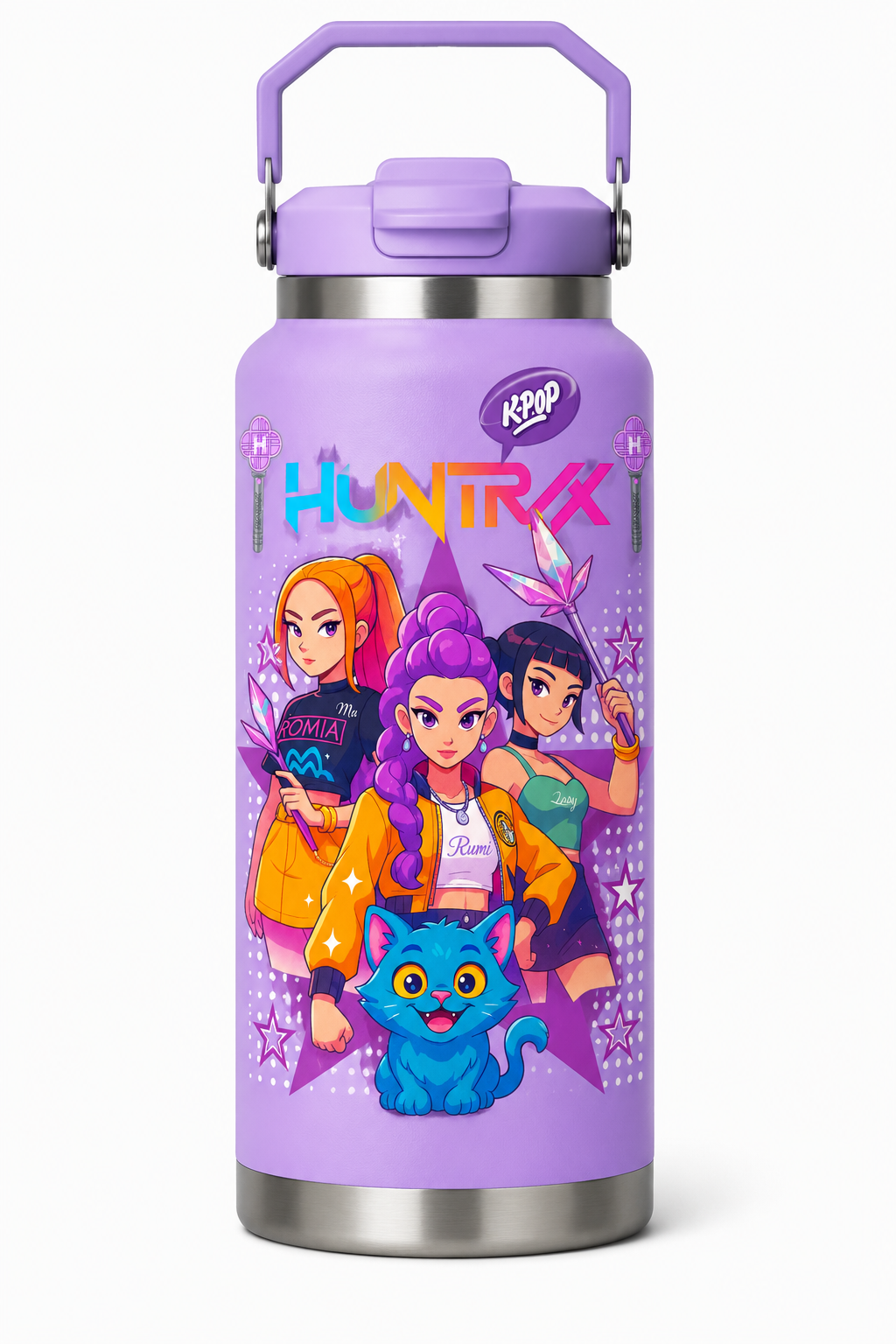 Botella Lila Guerrera Kpop